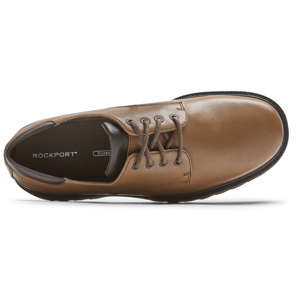 Rockport Mens Oxfords Dark Brown - Northfield Waterproof - UK 829-GBASUE